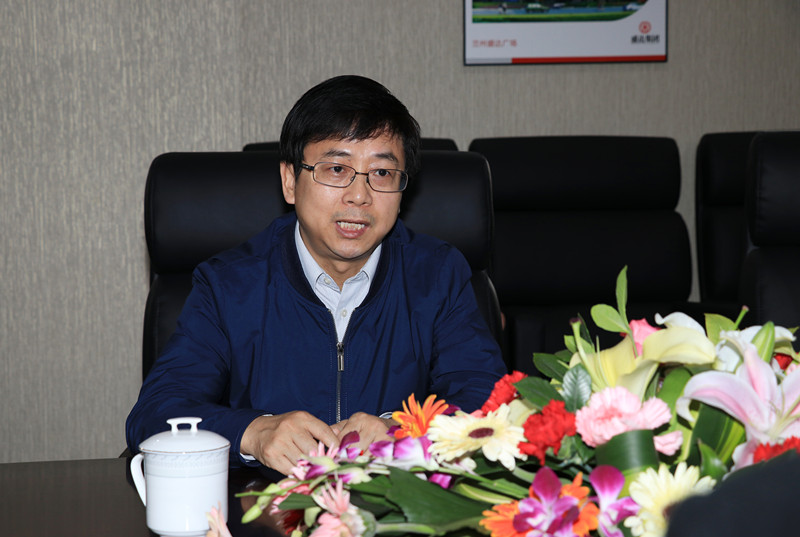 兰州市副市长吴险峰到盛达集团安宁盛达广场项目调研
